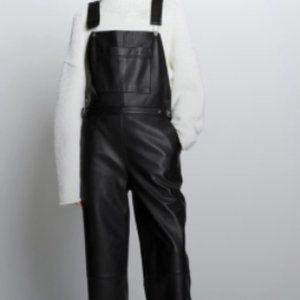 Leather overalls